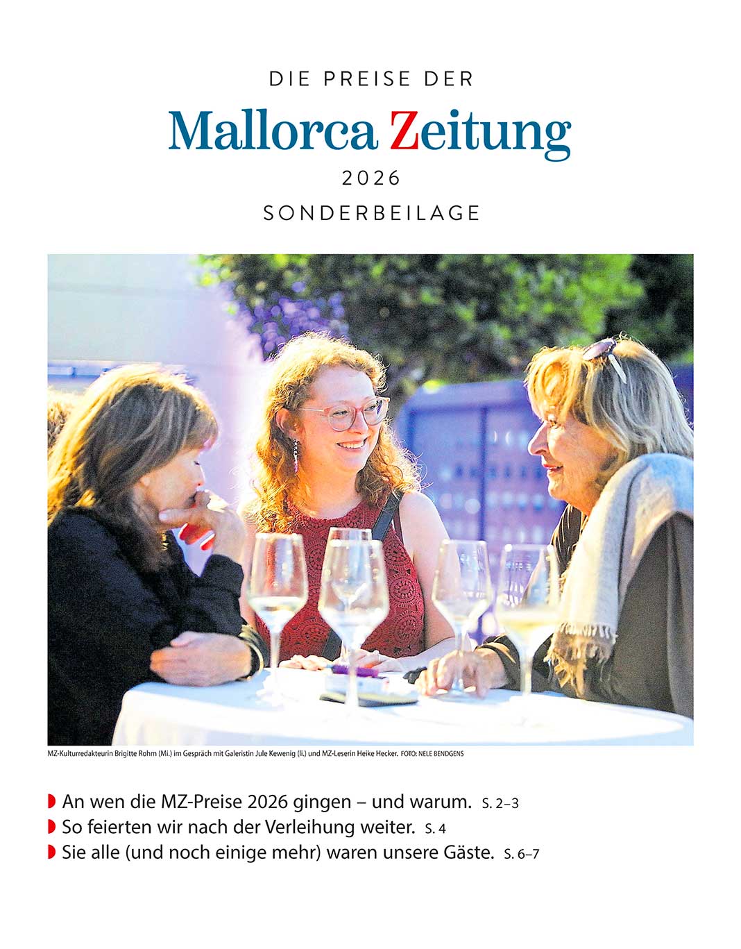 Die preise der Mallorca Zeitung 2026